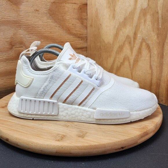 adidas Shoes - Adidas NMD R1 Boost Womens White Sneakers Size 8.5